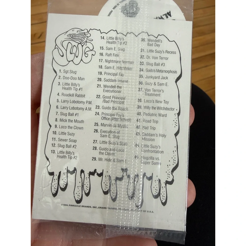 1995 bundle of sealed packs of Slug Pogs from‎ Pinnacle